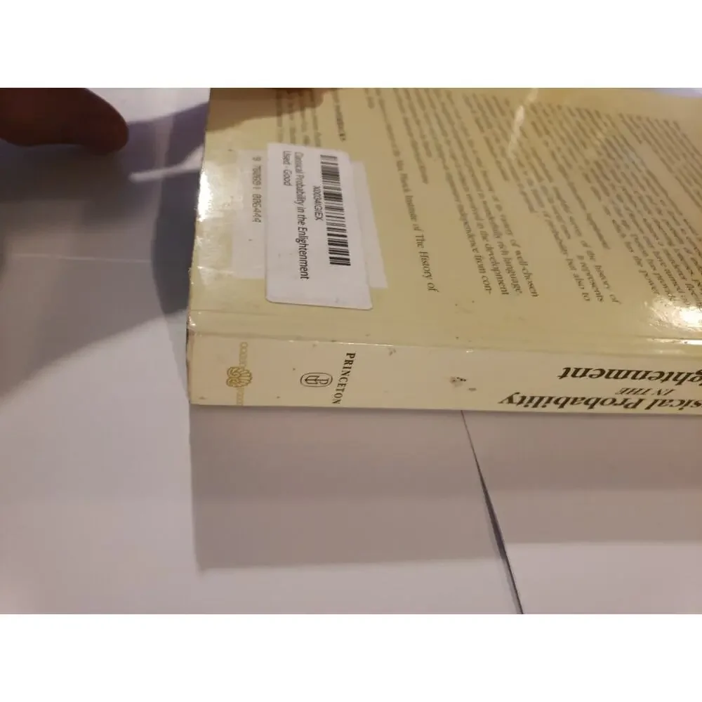 CLASSICAL PROBABILITY IN THE ENLIGHTENMENT By Lorraine Daston - Hardcover